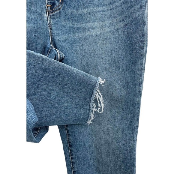 J. Crew 9" High Rise Toothpick Jeans Buffalo Wash Stretch Denim | Petite Size 32 - Picture 5 of 10